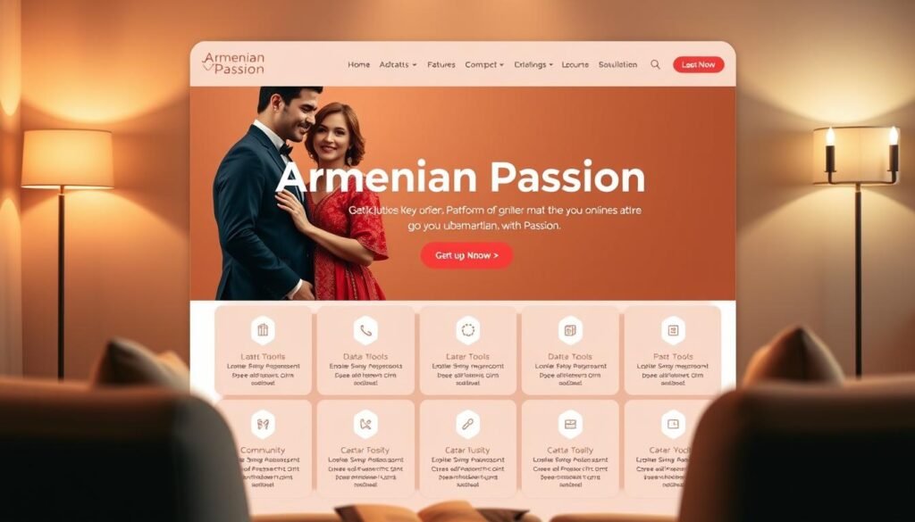 Armenian online dating platform Armenian Passion features